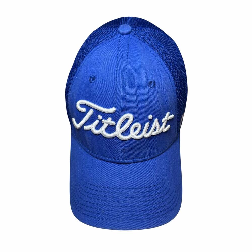 Titleist by New Era Pro V1 FootJoy Blue Mesh Golf Cap L-XL